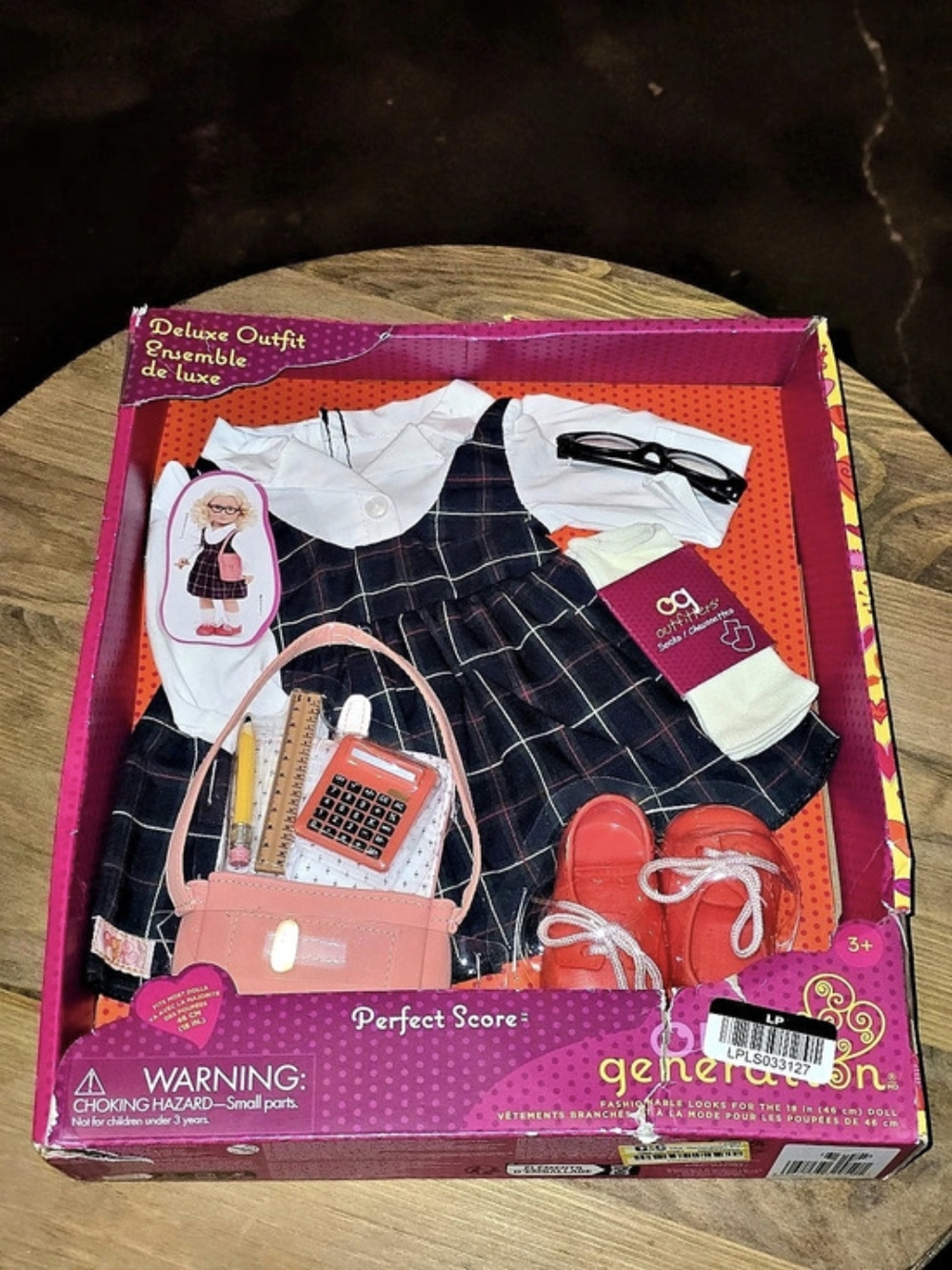 Our Generation Perfect Score Deluxe School Outfit 18" Dolls NIB
